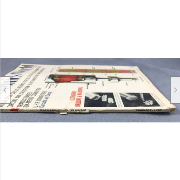 Electronics World Magazine Feb 1964 Ultrasonic Drilling Machining* UHF Converter - Picture 4 of 5